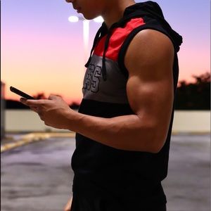 Guess TankTop with Hoodie 💆🏽‍♂️